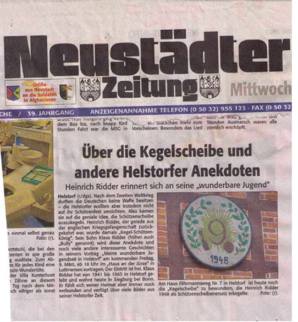 Zeitungsauschnitt Scheibe 001